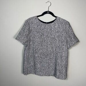 Rag & Bone Tweed Short Sleeve Top